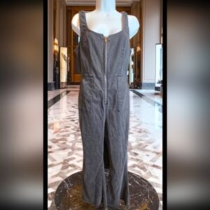 539. Nectar Clothing Black Denim Utility Jumpsuit - Size Large